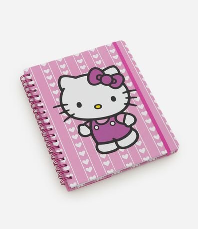 Planner de Capa Dura con Estampa de Hello Kitty