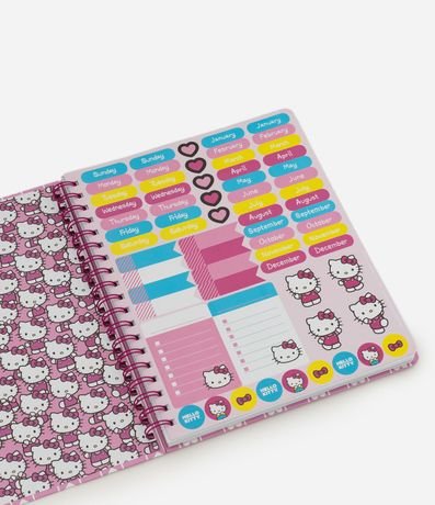 Planner de Capa Dura con Estampa de Hello Kitty 5