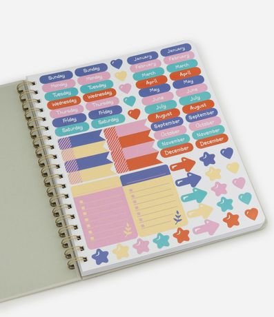 Planner Pautado con Adhesivos 5