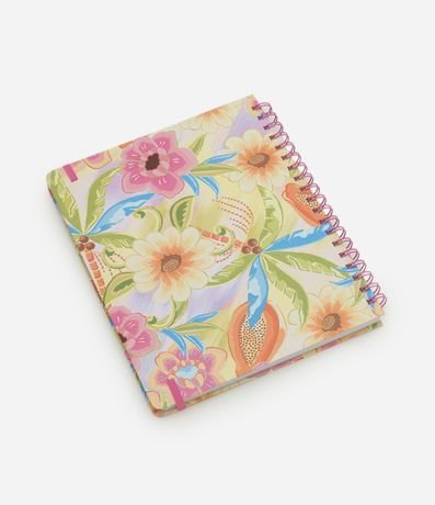 Planner de Capa Dura con Estampado Floral 2