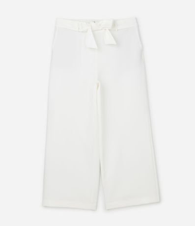 Pantalón Pantalona Sastrería con Lazo en la Cintura Curve & Plus Size 7