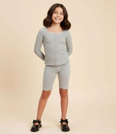 Bermuda Ciclista Infantil Básica - Talle 5 a 14 años