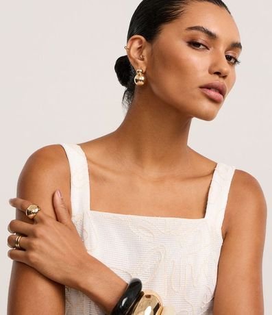 Vestido Evasê Midi con Escote Cuadrado y Bordado Abstracto 5