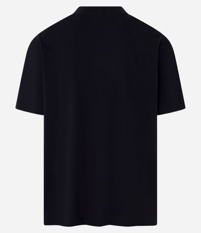 Remera Relaxed en Algodón con Estampa Lettering 5