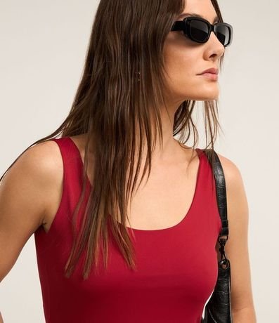 Blusa Musculosa en Poliamida con Escote U 3