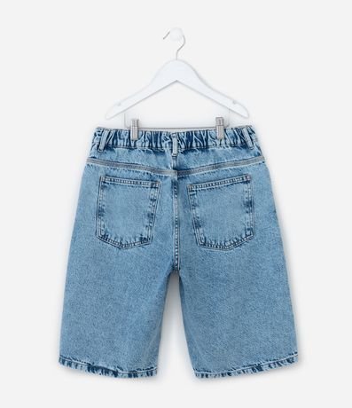 Bermuda Baggy Infantil Jeans - Talle 5 a 14 años 2
