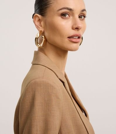 Blazer Comfort Alfaiatado con Solapas y Puntadas 3