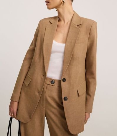 Blazer Comfort Alfaiatado con Solapas y Puntadas 4