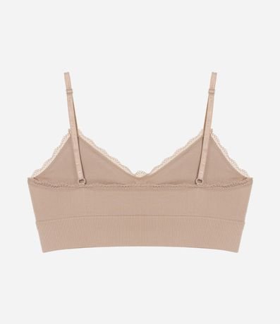 Soutien Top alargado Seamless con Detalle de Encaje 2