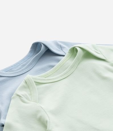 Kit 02 Bodies Infantiles en Cotton Básicos - Talle RN a 18 meses 4