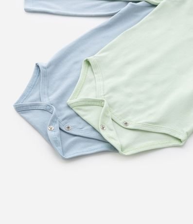 Kit 02 Bodies Infantiles en Cotton Básicos - Talle RN a 18 meses 6
