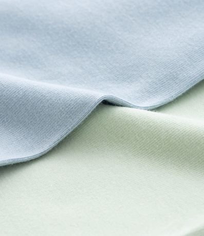 Kit 02 Calças Infantiles en Cotton con Cintura Dobrado - Talle RN a 18 meses 3