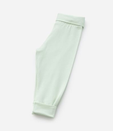 Kit 02 Calças Infantiles en Cotton con Cintura Dobrado - Talle RN a 18 meses 5