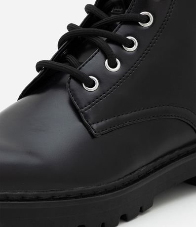 Bota Coturno en PU con Cordón 5