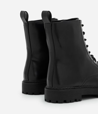 Bota Coturno en PU con Cordón 6