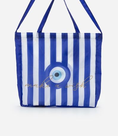 Bolsa Plegable con Rayas y Ojo Turco 3