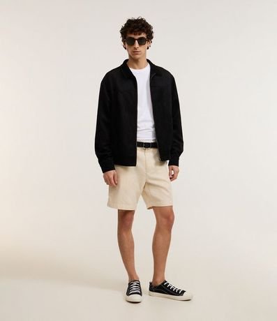 Campera con Detalles en Recorte y Bajo con Elástico 2