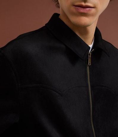 Campera con Detalles en Recorte y Bajo con Elástico 3