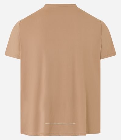 Remera Regular en Poliamida con Tecnologia Dry y Estampa Lettering Seeking My Highs 8