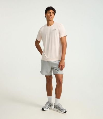 Remera Regular en Poliamida con Tecnologia Dry y Estampa Lettering Seeking My Highs 2