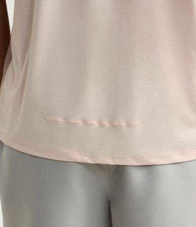 Remera Regular en Poliamida con Tecnologia Dry y Estampa Lettering Seeking My Highs 4