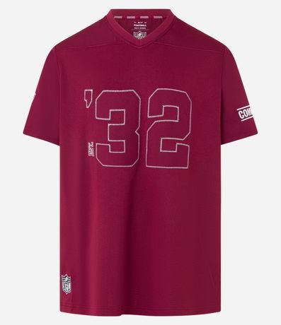 Remera Deportiva con Tecnologia Dry y Estampa NFL Commanders 8