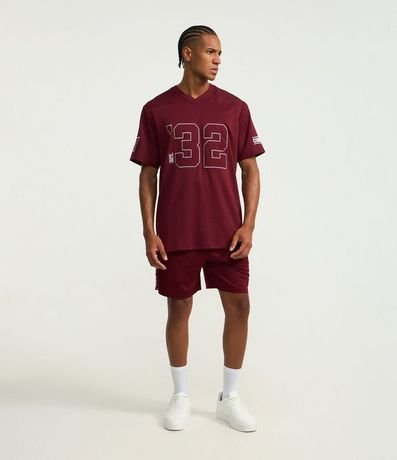 Remera Deportiva con Tecnologia Dry y Estampa NFL Commanders 5