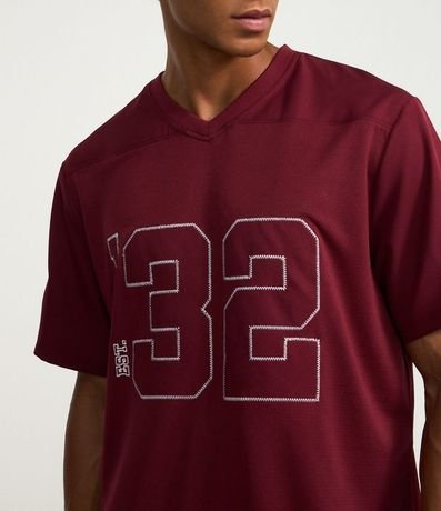 Remera Deportiva con Tecnologia Dry y Estampa NFL Commanders 6