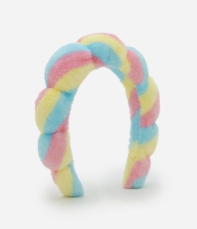 Kit de Vincha Puff + Hebilla Arcoíris Alchemia 3