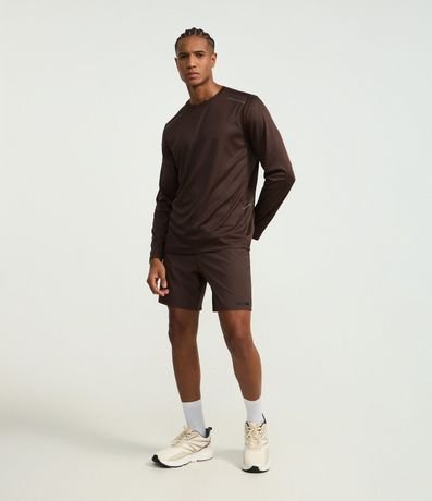 Remera Deportiva Dry Fit con Estampa Rayada 3