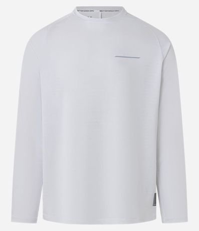 Remera Deportiva en Tecnologia Dry con Estampa Lettering 6