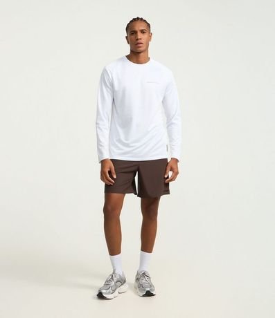 Remera Deportiva en Tecnologia Dry con Estampa Lettering 2
