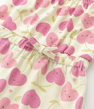 Enterito Infantil con Estampa de Cerezas - Talle 0 a 18 Meses 6