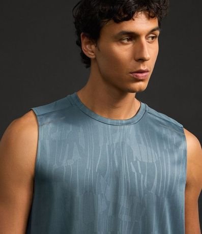 Musculosa Regular Deportiva con Estampa Heat Print 3