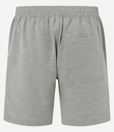 Bermuda en Algodón con Cordón en la Cintura y Estampa Rayada 3