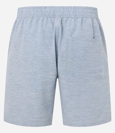 Bermuda en Algodón con Cordón en la Cintura y Estampa Rayada 3