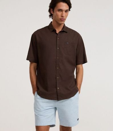 Bermuda en Algodón con Cordón en la Cintura y Estampa Rayada 3