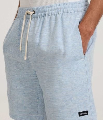 Bermuda en Algodón con Cordón en la Cintura y Estampa Rayada 4