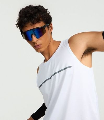 Musculosa Regular Deportiva en Tecnologia Dry con Detalle Reflectante 6