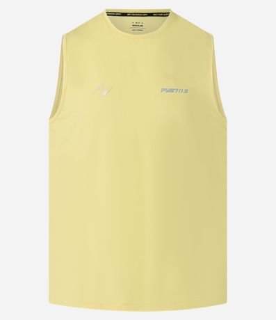 Musculosa Deportiva Regular en Tecnologia Dry Laser Cut con Estampa Localizada 7