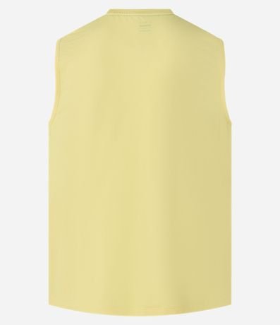 Musculosa Deportiva Regular en Tecnologia Dry Laser Cut con Estampa Localizada 9