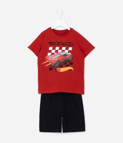 Conjunto Infantil con Estampa Hot Wheels - Talle 2 a 8 años