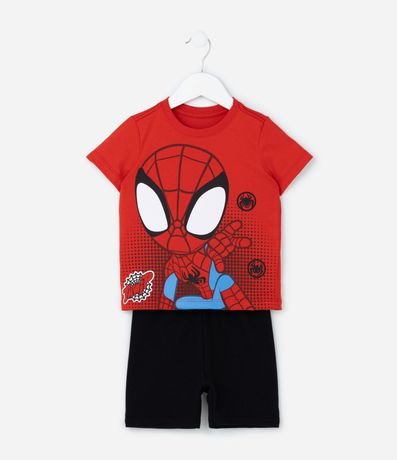 Conjunto Infantil con Estampa del Hombre-Araña Spidey - Talle 2 a 6 años