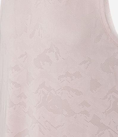 Musculosa Deportiva Regular en Jacquard con Tecnologia Dry 10