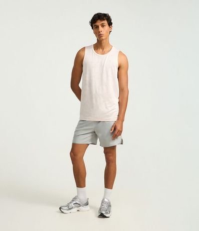 Musculosa Deportiva Regular en Jacquard con Tecnologia Dry 5