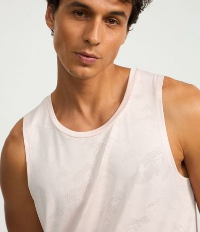 Musculosa Deportiva Regular en Jacquard con Tecnologia Dry 7