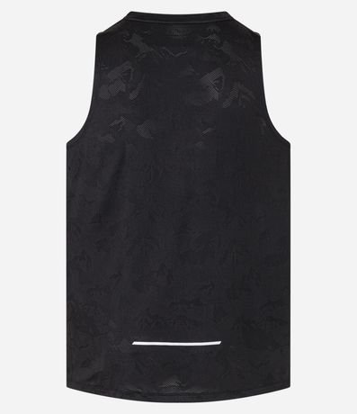 Musculosa Deportiva Regular en Jacquard con Tecnologia Dry 3