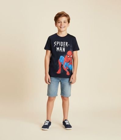Remera Infantil con Estampa de Spider-Man - Talle 4 a 10 años