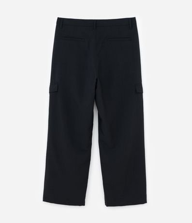 Pantalón Baggy Sastrería con Pliegues y Bolsillo Cargo 6