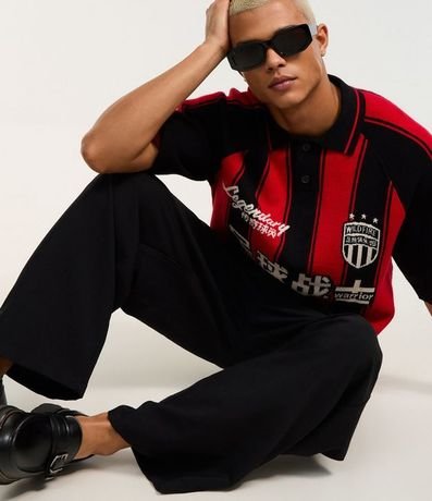 Pantalón Baggy Sastrería con Pliegues y Bolsillo Cargo 3